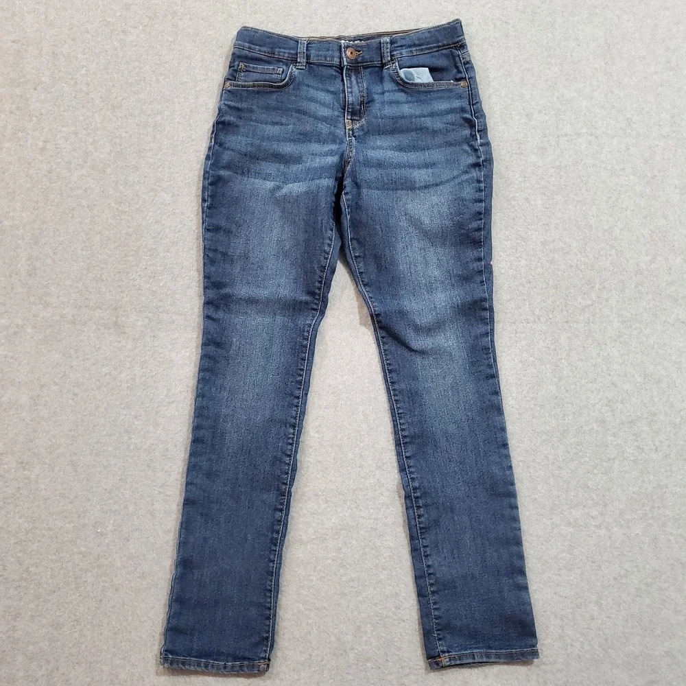 Osh Kosh B'gosh Skinny Blue Jeans 14/14A Denim Adjustable Waist
